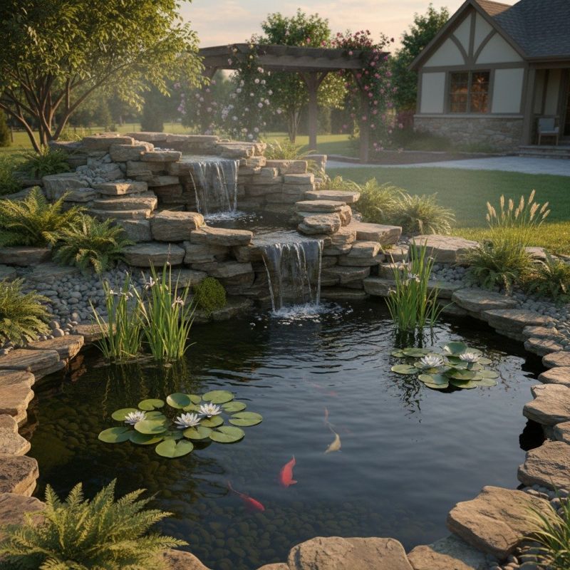 Pond Waterfall Installation in Honolulu, HI